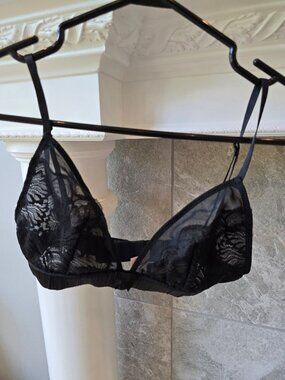 La Vie en Rose lace bra black this strap small